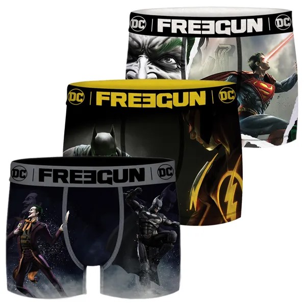 Боксеры Freegun Trunk Freegun Comic Jungen Boxershorts 3 шт, разноцветный