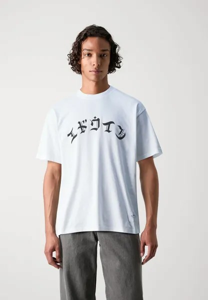 Футболка с принтом HIGH LIFE LOW LEVELS UNISEX Edwin, белый