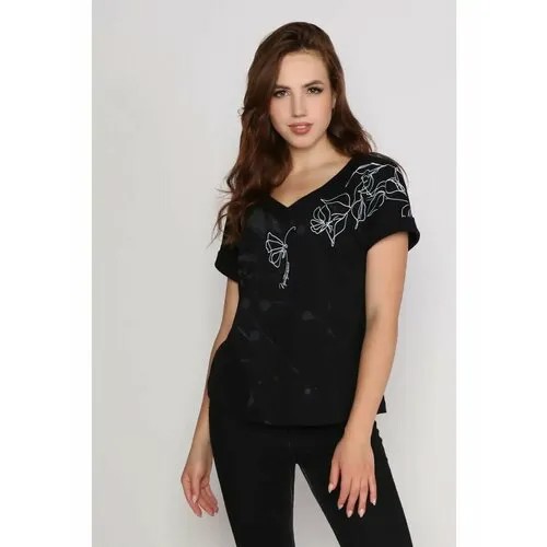 Футболка Fashion Margo, размер 44, чёрный