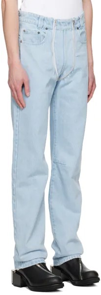 Синие джинсы с двойной молнией Светлый индиго GmbH
