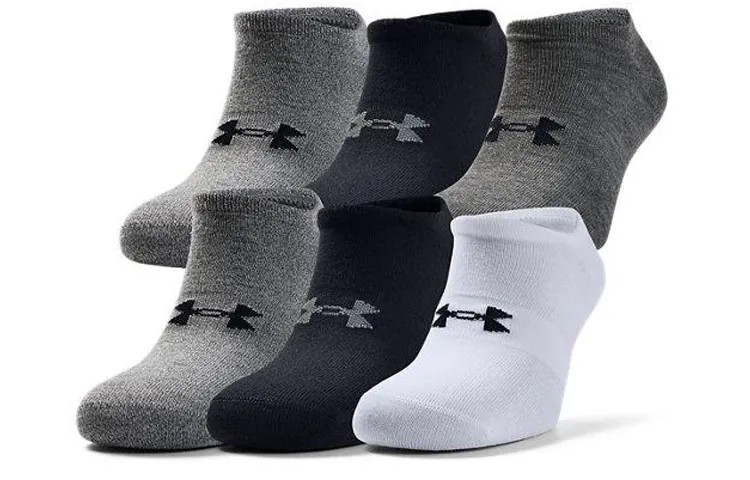 Мужские носки Under Armour, цвет Black White Gray