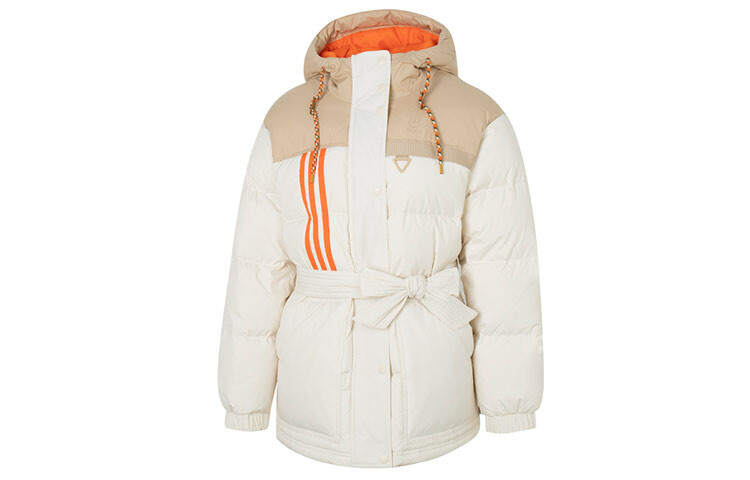 Пуховик женский бежевый Adidas