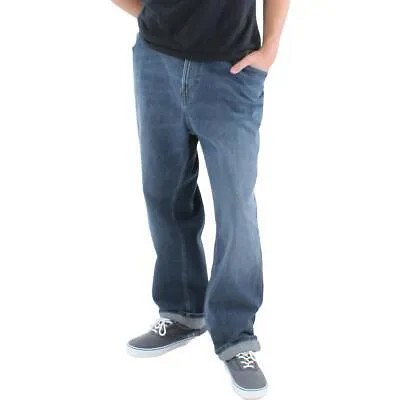 Мужские джинсы Nautica Gulf Strea синего цвета средней длины с прямыми штанинами 48/32 BHFO 3891