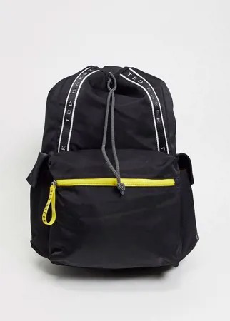 Черный нейлоновый рюкзак со шнурком Ted Baker Verser