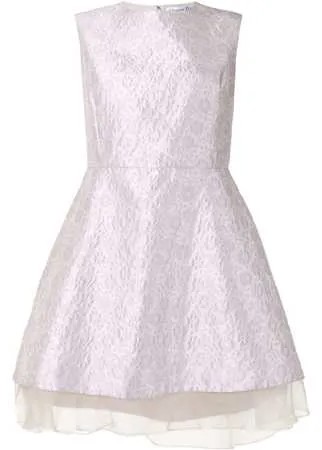 Christian Dior жаккардовое платье pre-owned с цветочным узором