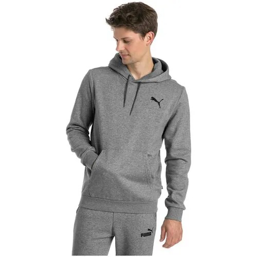 Худи PUMA, размер S, серый