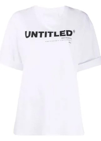Neil Barrett футболка с принтом Untitled