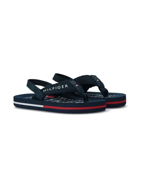 Tommy Hilfiger Junior шлепанцы с логотипом