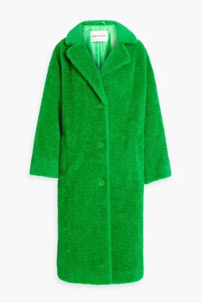 Опаловое пальто из искусственного меха Stand Studio, зеленый
