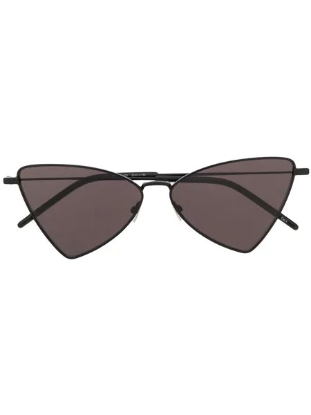 Saint Laurent Eyewear солнцезащитные очки в треугольной оправе