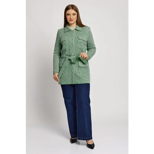Пиджак Текстильная Мануфактура, размер 56, зеленый