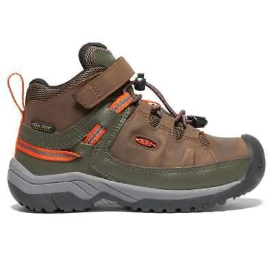 Коричневые повседневные ботинки Keen Targhee Mid Waterproof Hiking Youth Boys 1026296