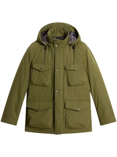 Woolrich куртка с капюшоном, зеленый