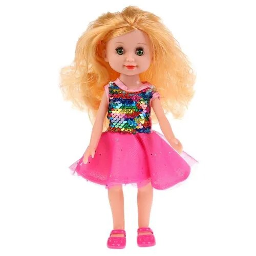 Интерактивная кукла Карапуз Алина, 24 см, S922-DRESS-RU-20