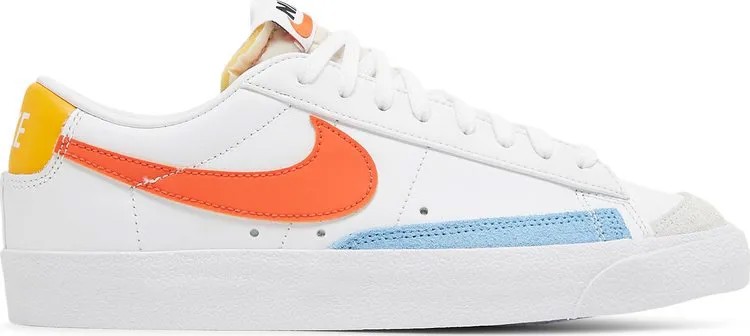 Кроссовки Nike Wmns Blazer Low '77 'White Orange', белый