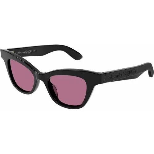 Солнцезащитные очки Alexander McQueen AM0381S 002, черный