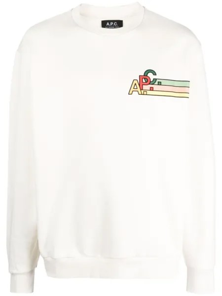 A.P.C. толстовка Spring, нейтральный цвет