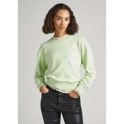 Свитшот Pepe Jeans PL581357, размер M, зеленый