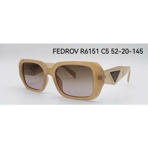 Солнцезащитные очки Fedrov, бежевый