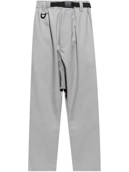 Y-3 полосатые спортивные штаны, серый
