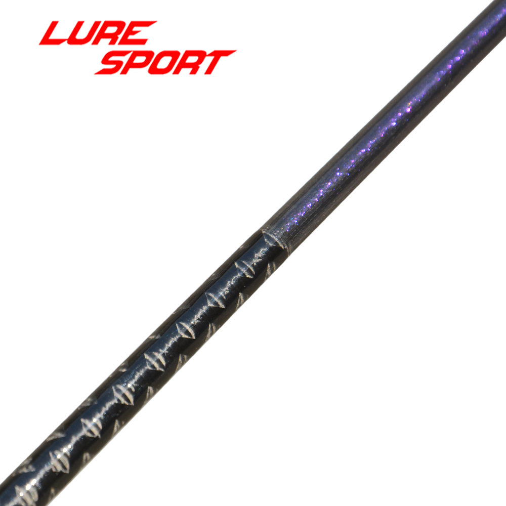 LureSport 2 комплекта Slow Jigging1.9m чистые перламутровые синие краски X cross Toray Углеродные наконечники 1,5 секции стержень строительный компонент DIY