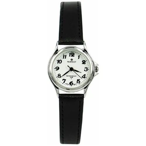 Perfect часы наручные, кварцевые, на батарейке, женские, металлический корпус, кожаный ремень, металлический браслет, с японским механизмом lp017-059-2