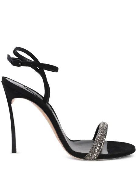 Casadei сандалии Blade Stratosphere 100 мм, серебристый
