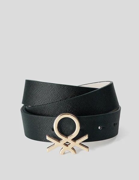 Ремень женский United Colors of Benetton 21A_6HEEDB0H5_700 черный, 98 см