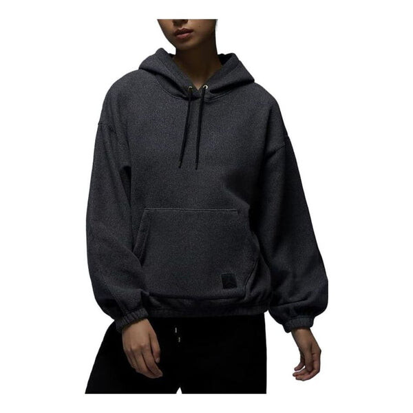Толстовка с капюшоном Flight Fleece Winterized Hoodie Asia Sizing Air Jordan, черный