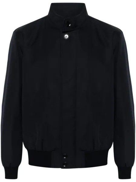 Brioni шерстяной бомбер, черный