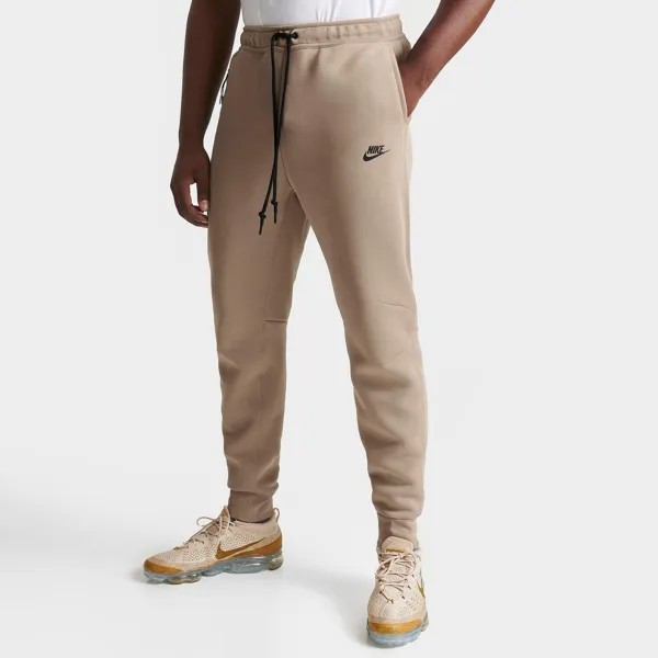 Мужские брюки для бега из флиса Nike Sportswear Tech, коричневый