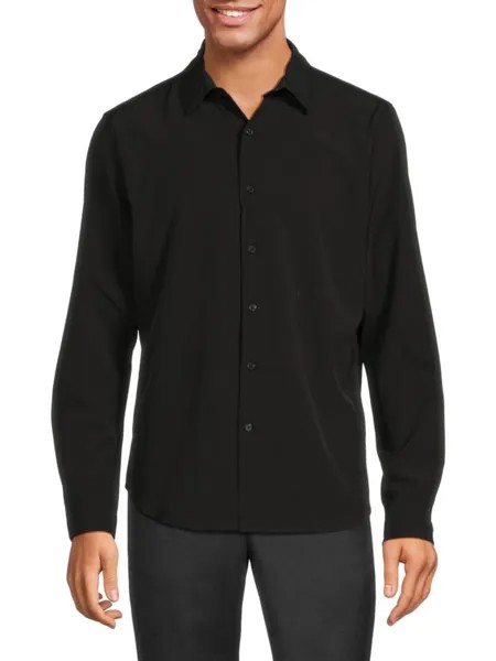 Рубашка Hamilton Solid Tech Dkny, черный