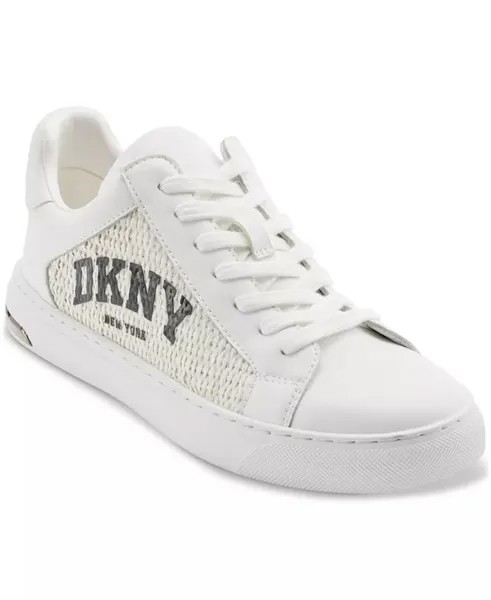 Женские низкие кеды Abeni Arch с логотипом из рафии DKNY, белый