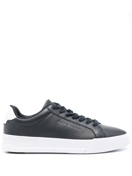 Кожаные кеды Tommy Hilfiger Court, синий