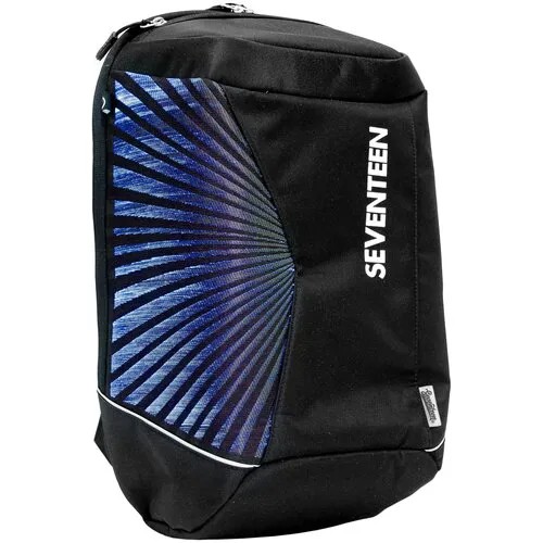 Рюкзак мягкий Seventeen SVHB-RTU-815R , со светящейся панелью из светового волокна, powerbank внутри, чехол от дождя в комплекте для свободного времени, для девочек.
