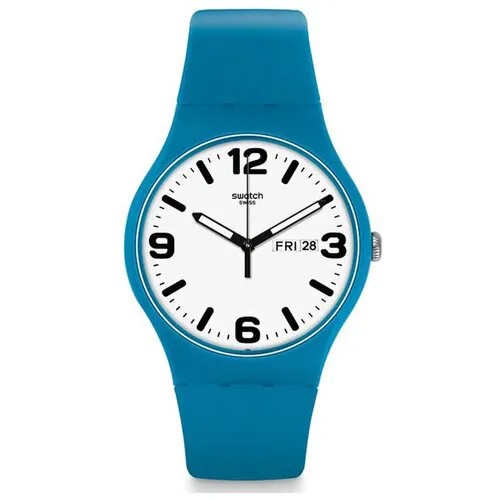 Наручные часы swatch, голубой