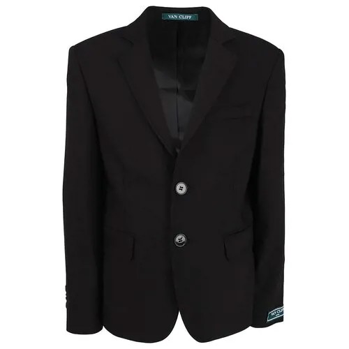Школьный пиджак Van Cliff, размер 140 (38), черный