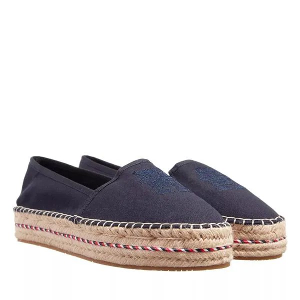 Эспадрильи th embroidered flatform space Tommy Hilfiger, синий