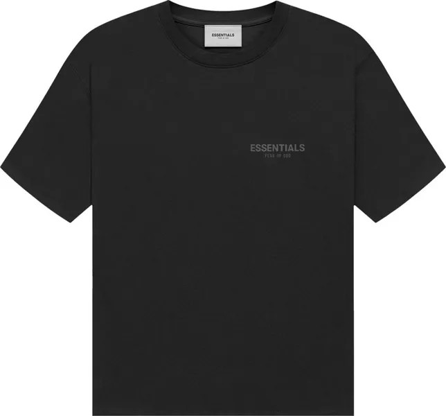 Футболка Fear of God Essentials Short-Sleeve Tee 'Stretch Limo', черный