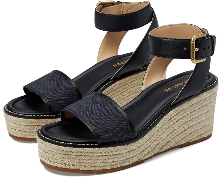 Эспадрильи COACH Katherine Signature C Canvas, черный
