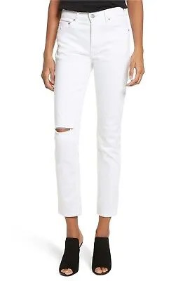 GRLFRND Джинсы Флоренция белого цвета The Naomi Прямые японские джинсы с высокой талией 31