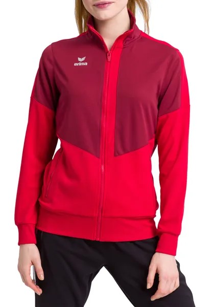 Спортивная куртка erima Squad Worker Jacke, цвет bordeaux/rot