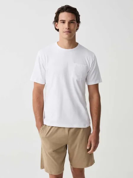Короткая пижама в технологичном стиле Ovs, цвет optical white
