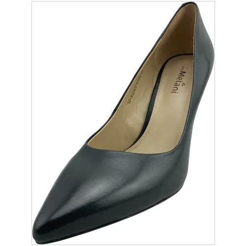 Melani туфли жен,кожа, лодочки невысокий каблук (2013) Размер: 38, Цвет: черный