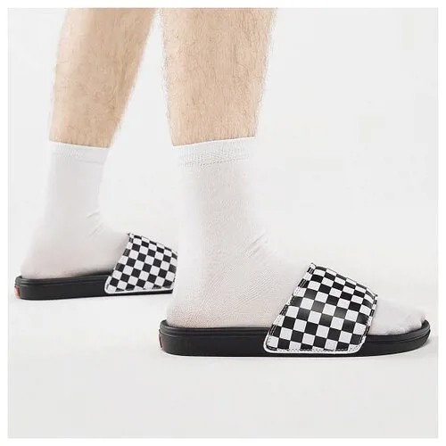 Сланцы Vans La Costa Checkerboard чёрный , Размер 39 EU