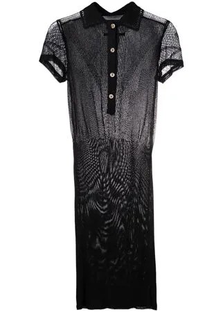 Jean Paul Gaultier Pre-Owned полупрозрачное платье 1990-х годов