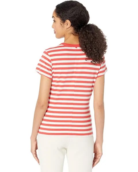 Футболка Outerknown Sojourn Boy Tee, цвет Flame/Salt Stripe