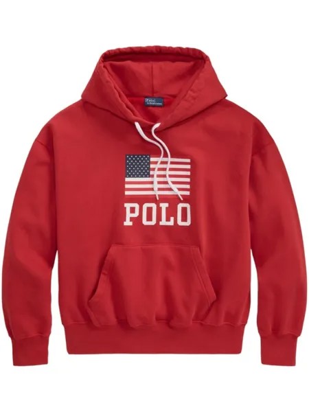 Polo Ralph Lauren худи с логотипом, красный