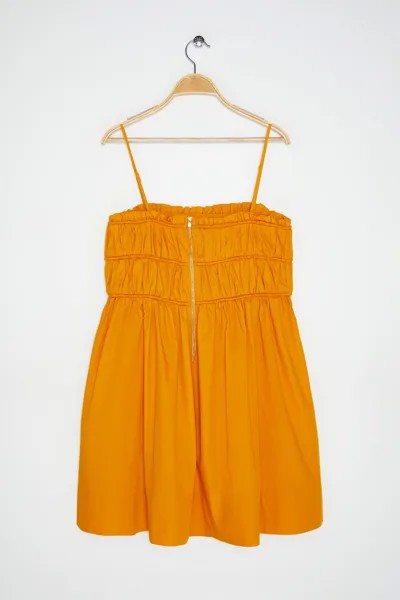 Женское светло-оранжевое платье Twist, оранжевый