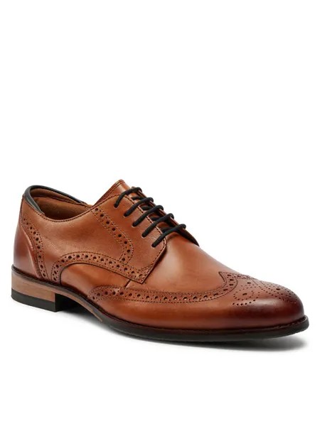 Полуботинки Clarks, коричневый